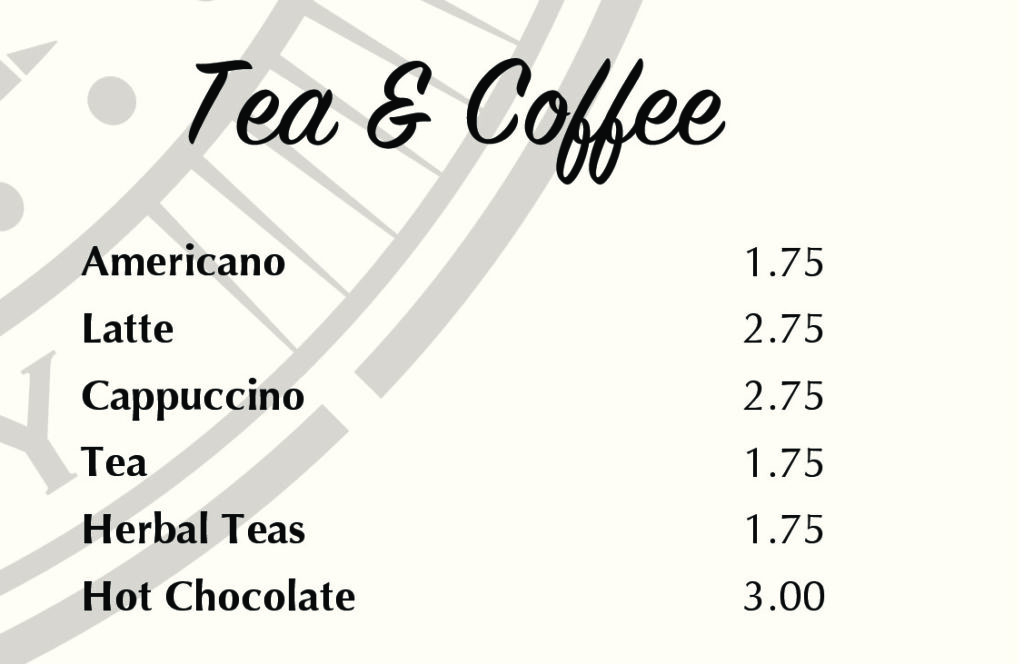 Our Drinks The Ring O' Bells Shipley