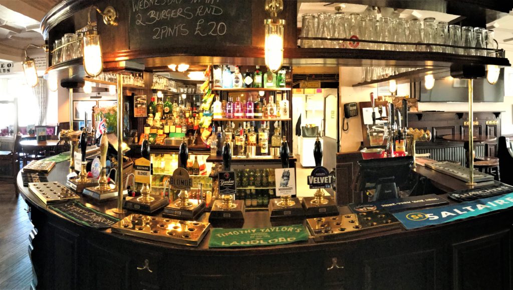 Ring O' Bells Shipley historic pub bar